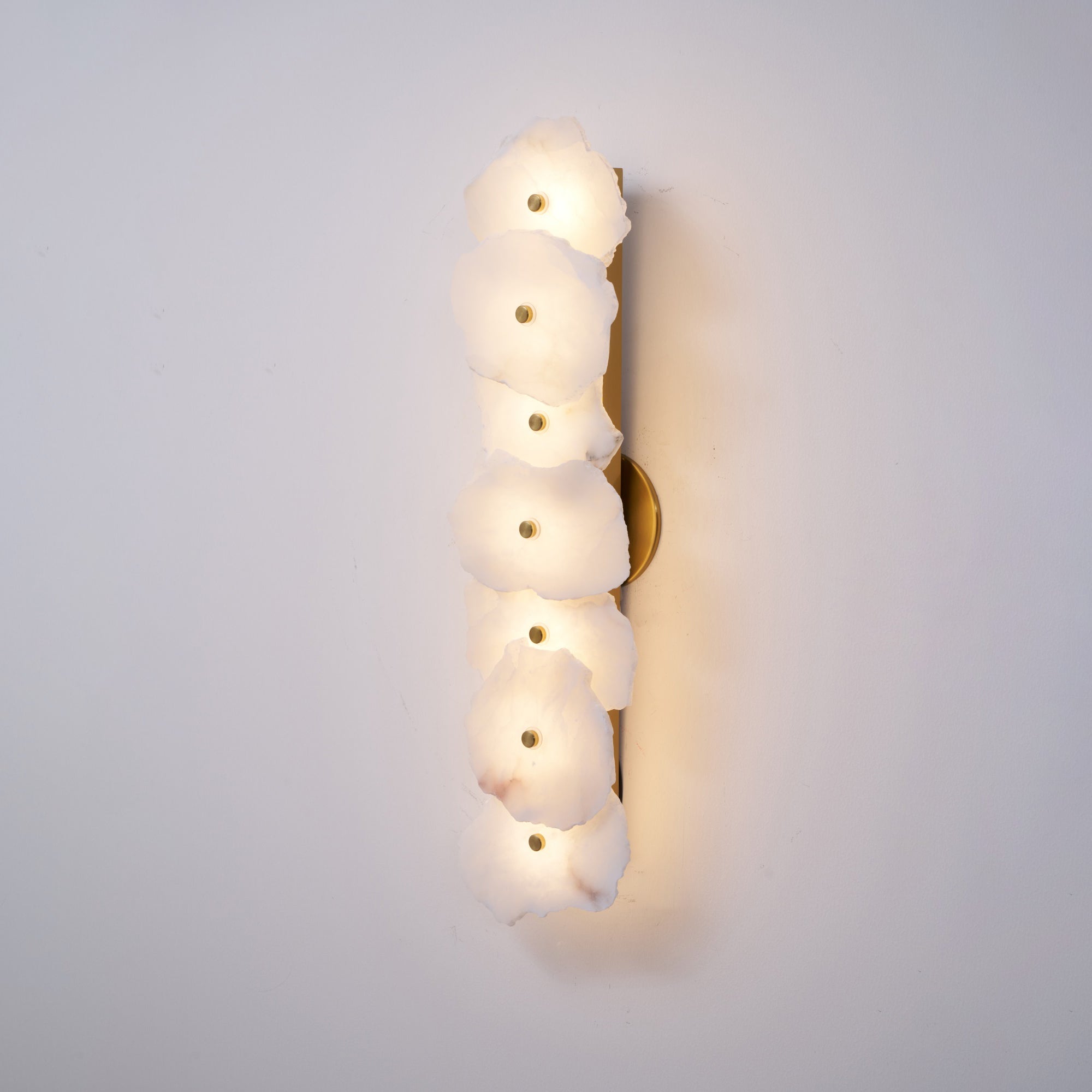 Victor Alabaster Flower Wall Lamp