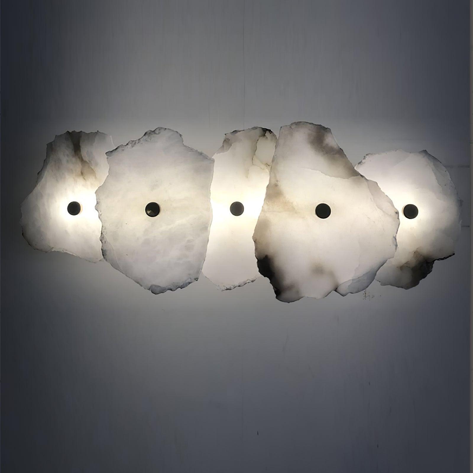 Victor Alabaster Flower Wall Lamp