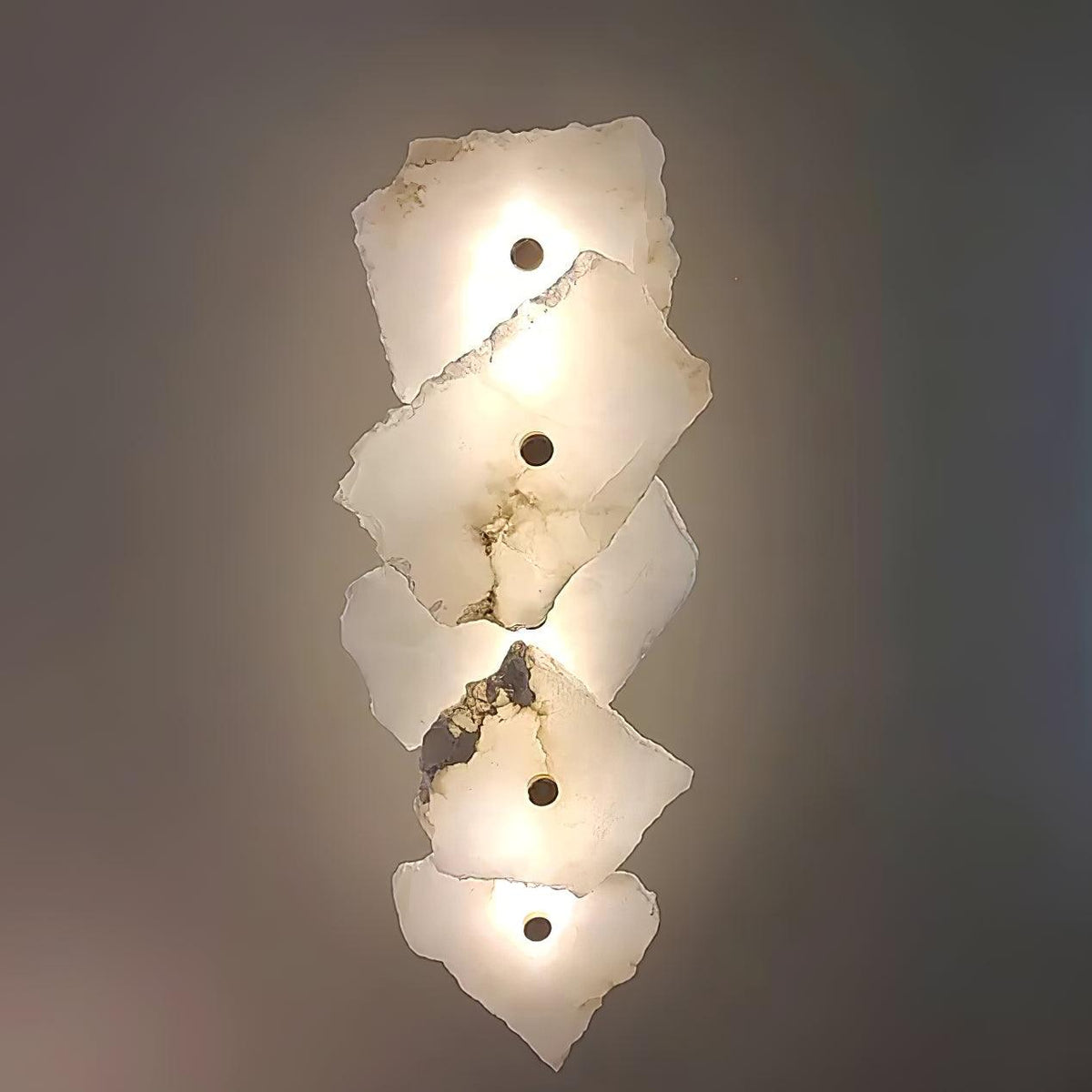 Victor Alabaster Flower Wall Lamp