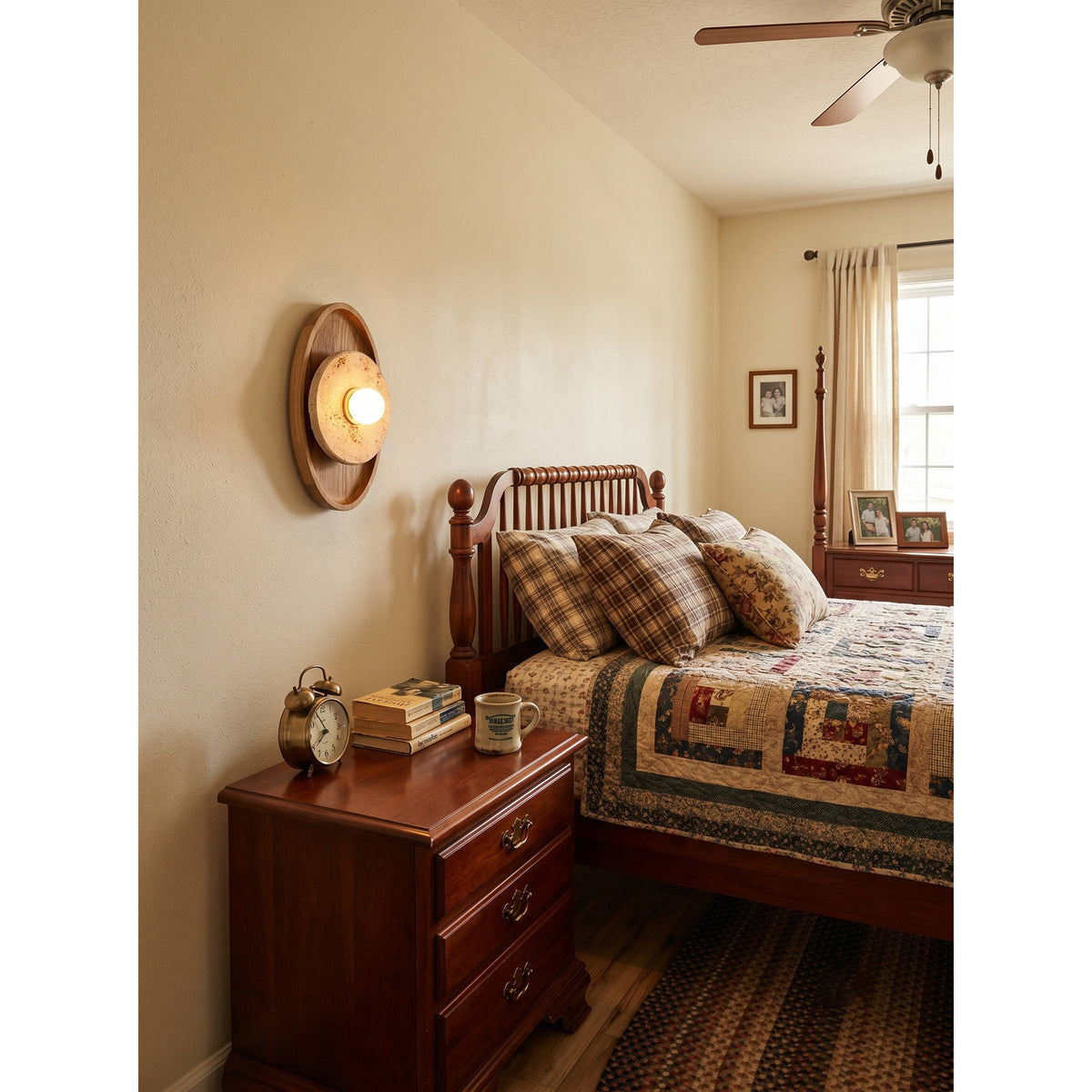 Lumenhart Travertine Wall Sconce