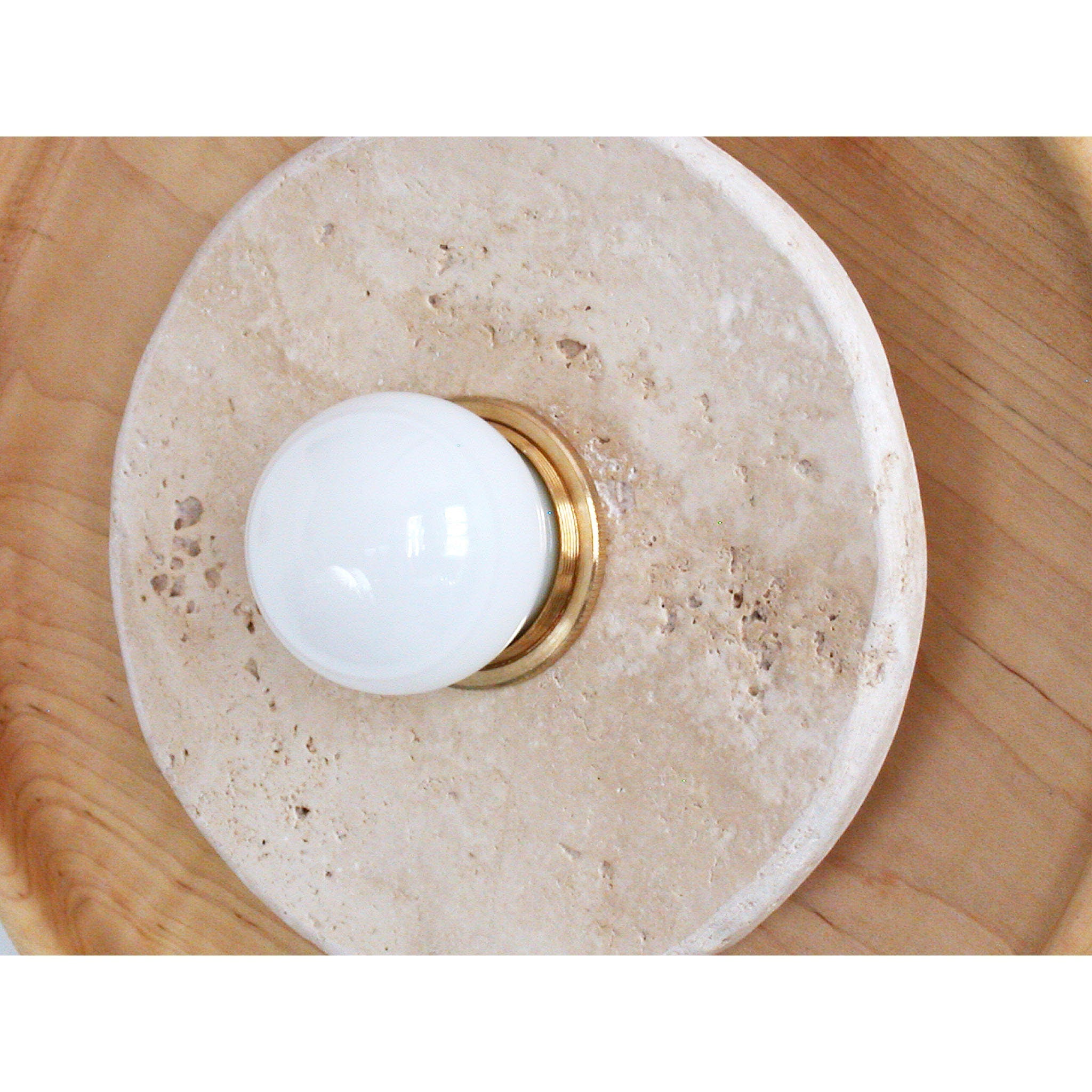 Lumenhart Travertine Wall Sconce