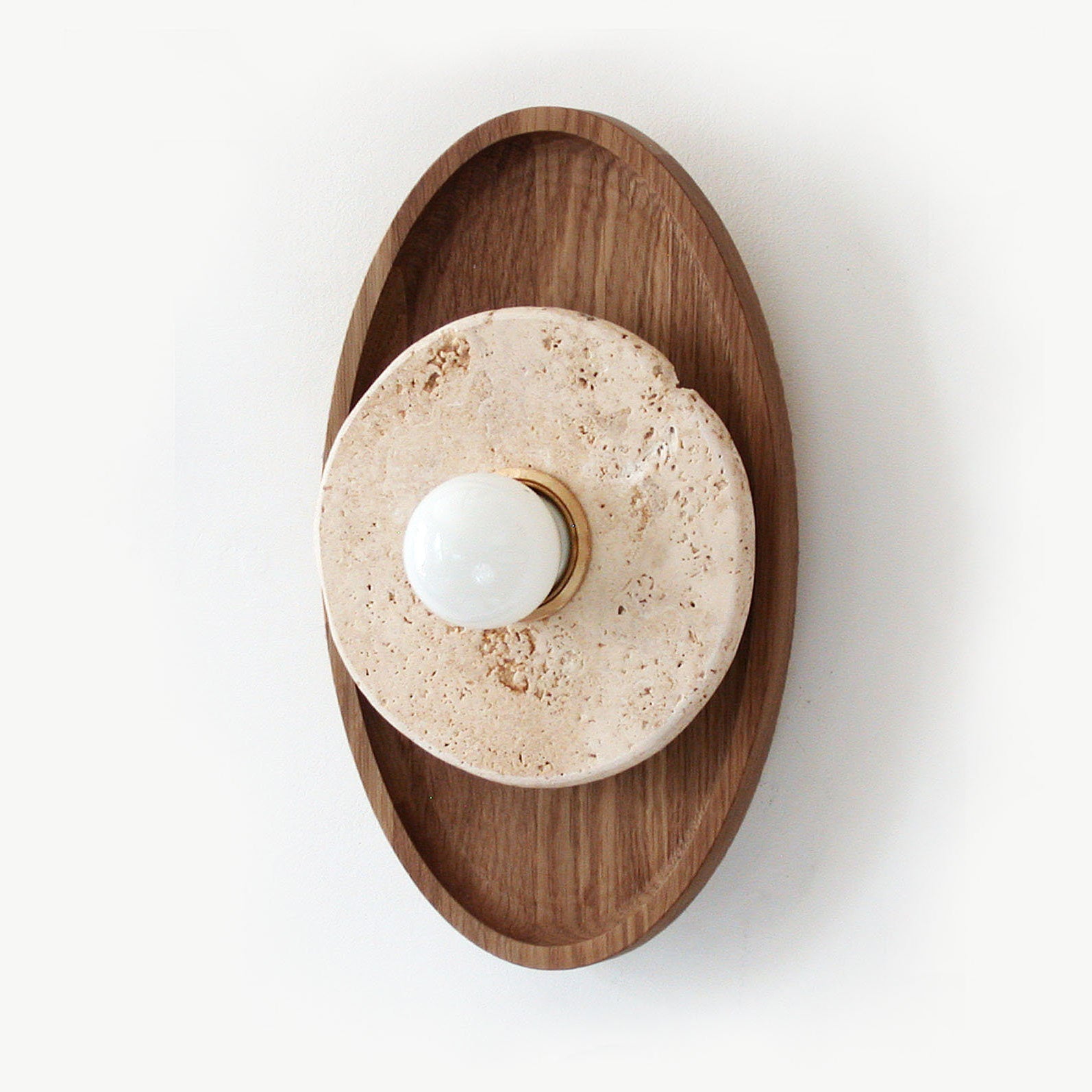 Lumenhart Travertine Wall Sconce