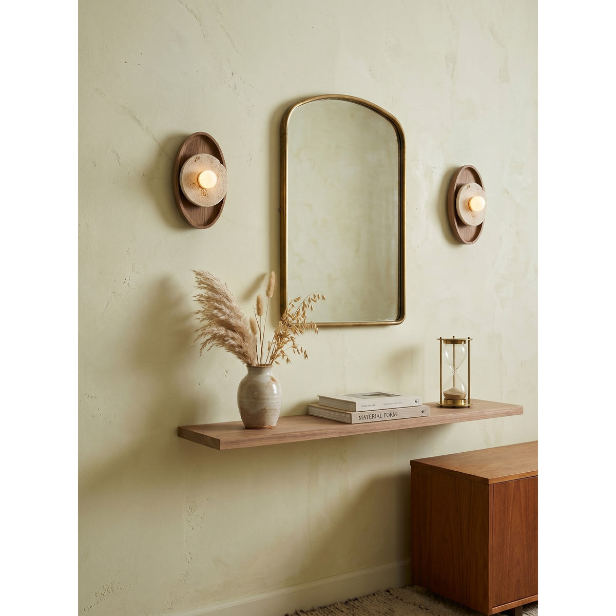 Lumenhart Travertine Wall Sconce