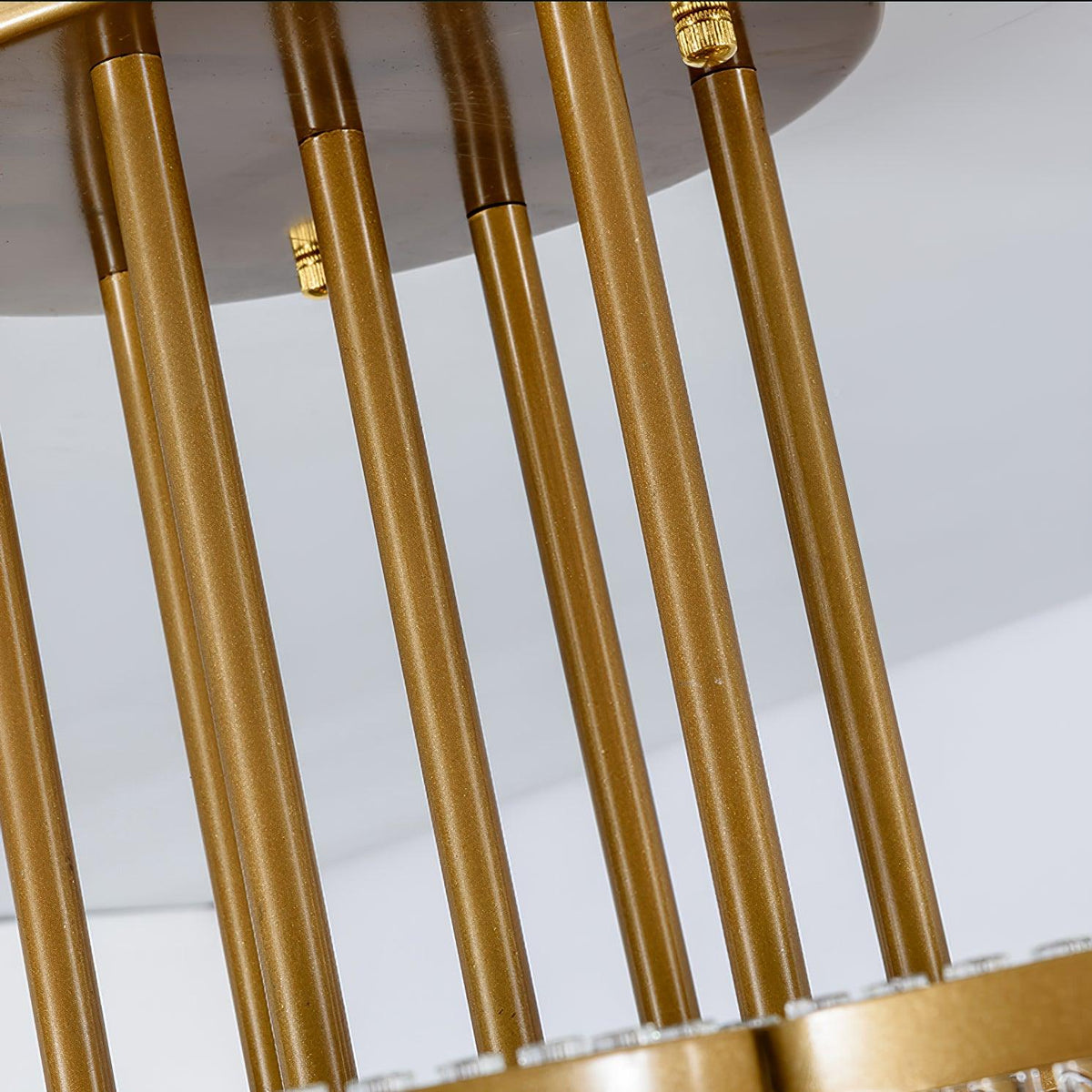 Eirelaine Chandelier Gold Black Glass