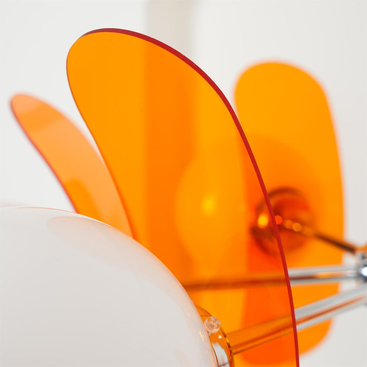 Quay Chandelier Phosphorescent Glass Lampshade