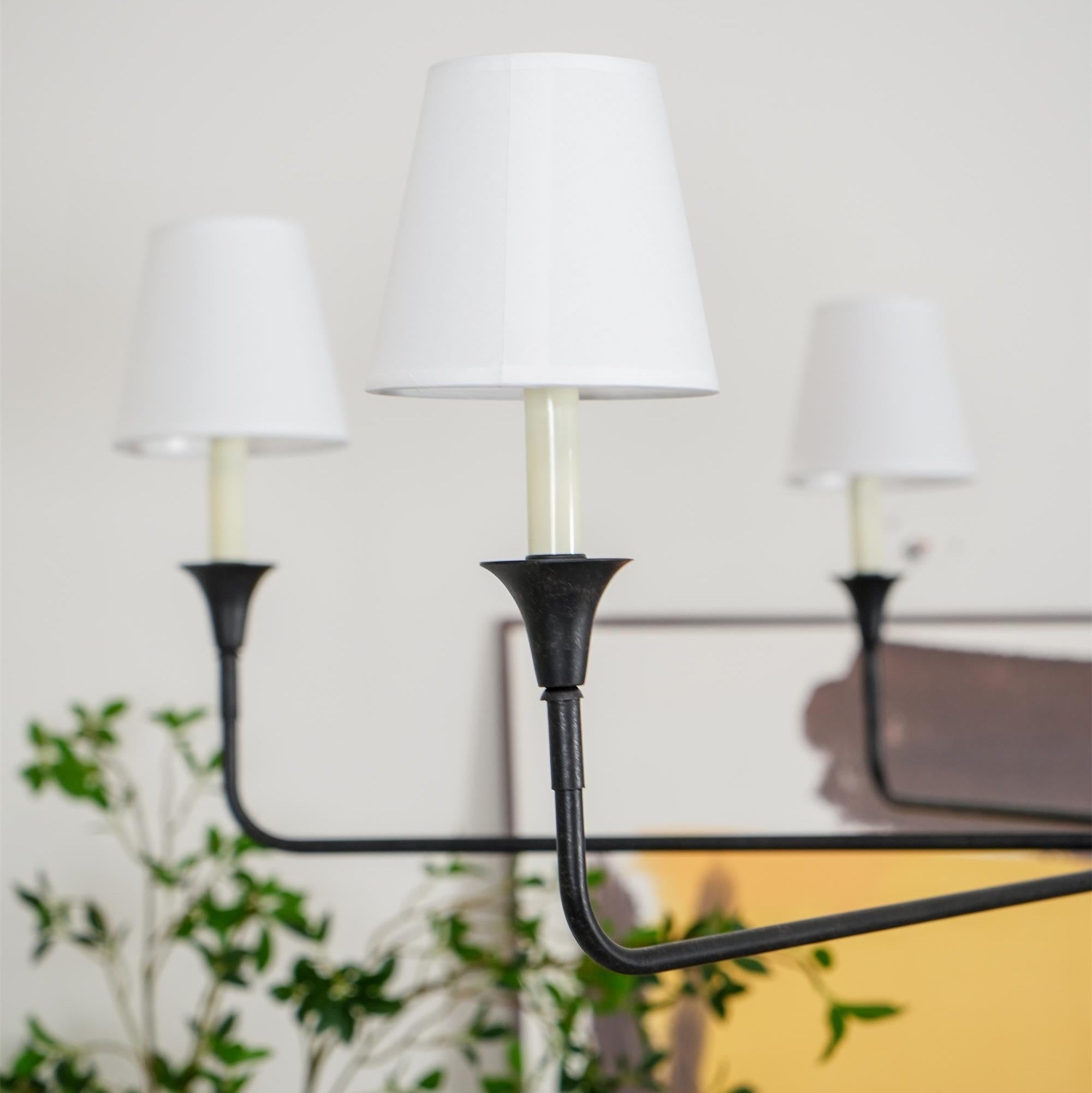 Arthaila Vintage Industrial Grande Fabric Chandelier - Neutral Decor