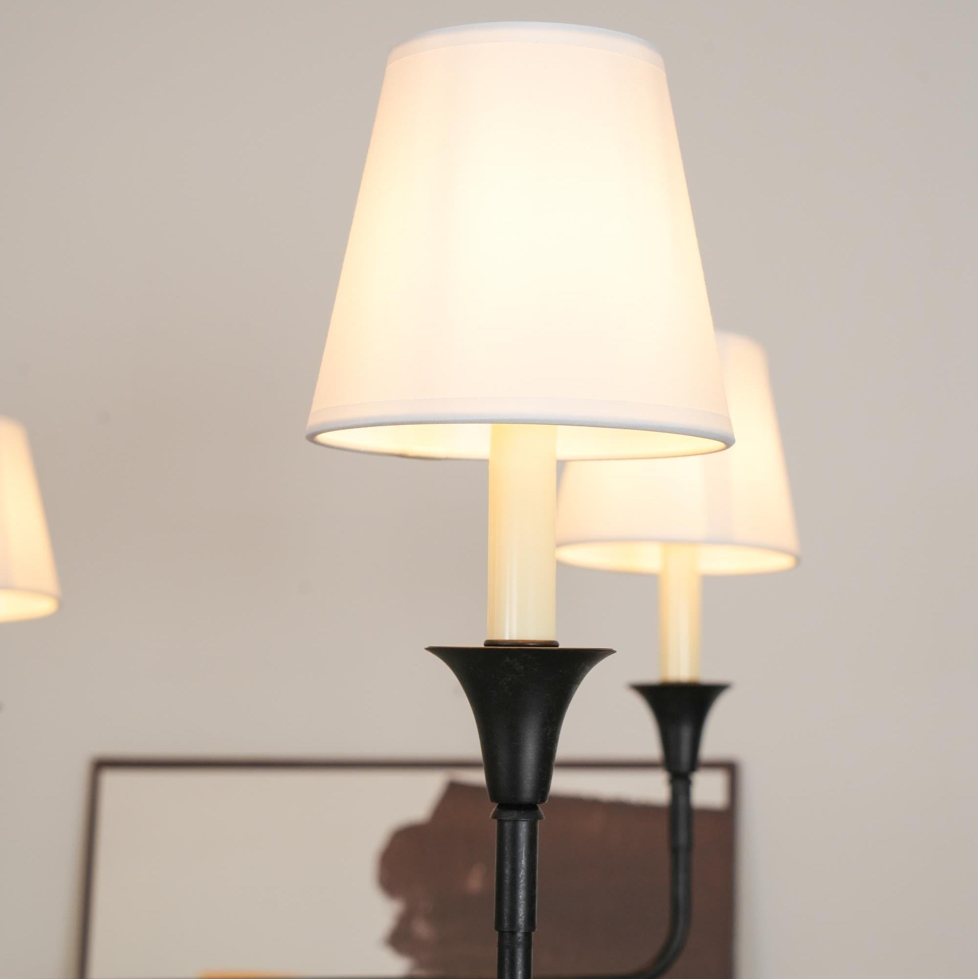 Arthaila Vintage Industrial Grande Fabric Chandelier - Neutral Decor