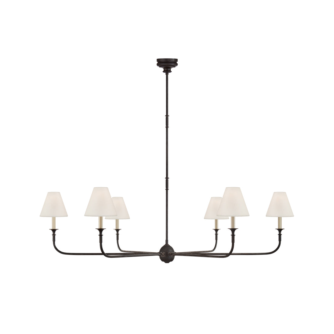 Arthaila Vintage Industrial Grande Fabric Chandelier - Neutral Decor