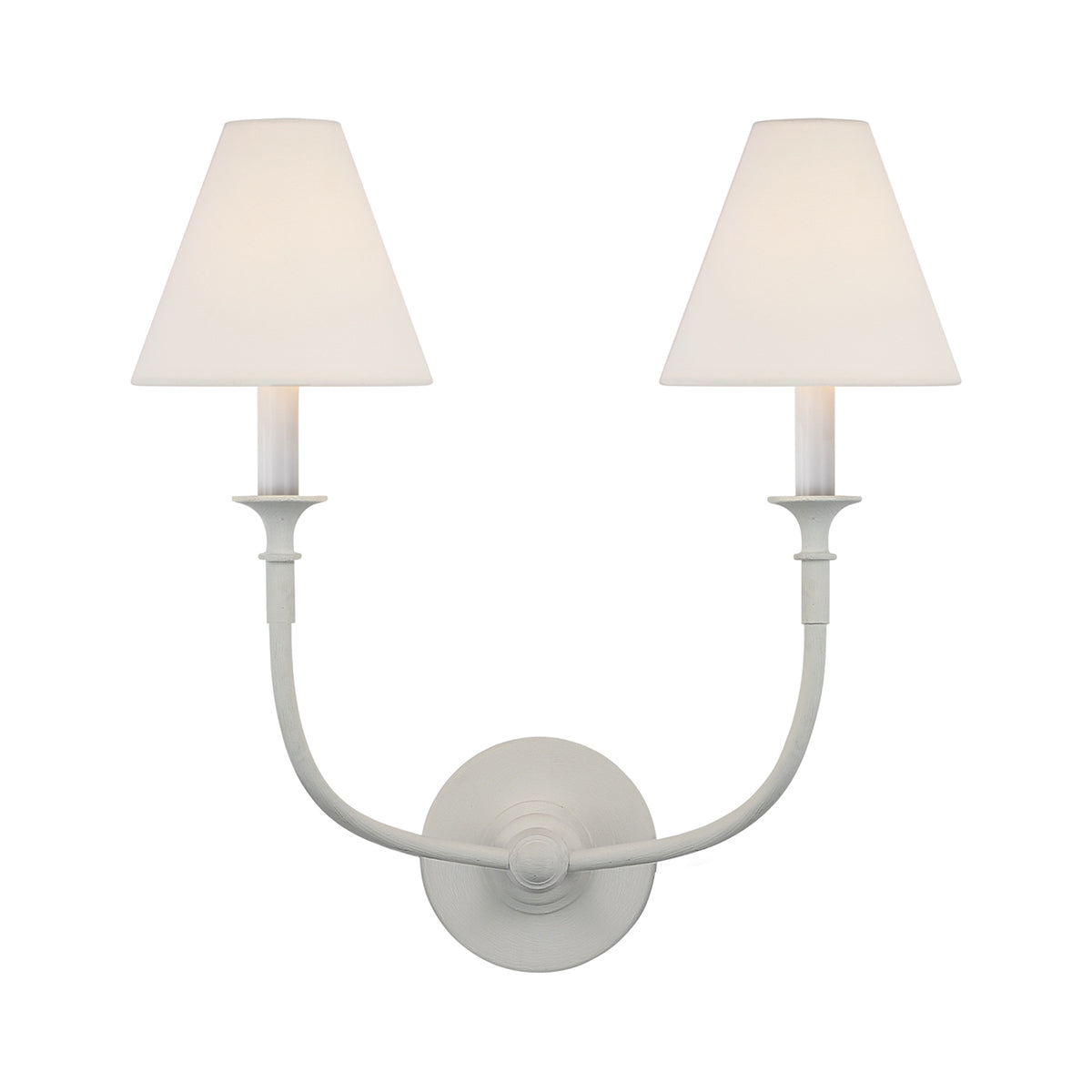 Silva Vintage Wall Lamp Fabric  Black/White/Brass  Arm