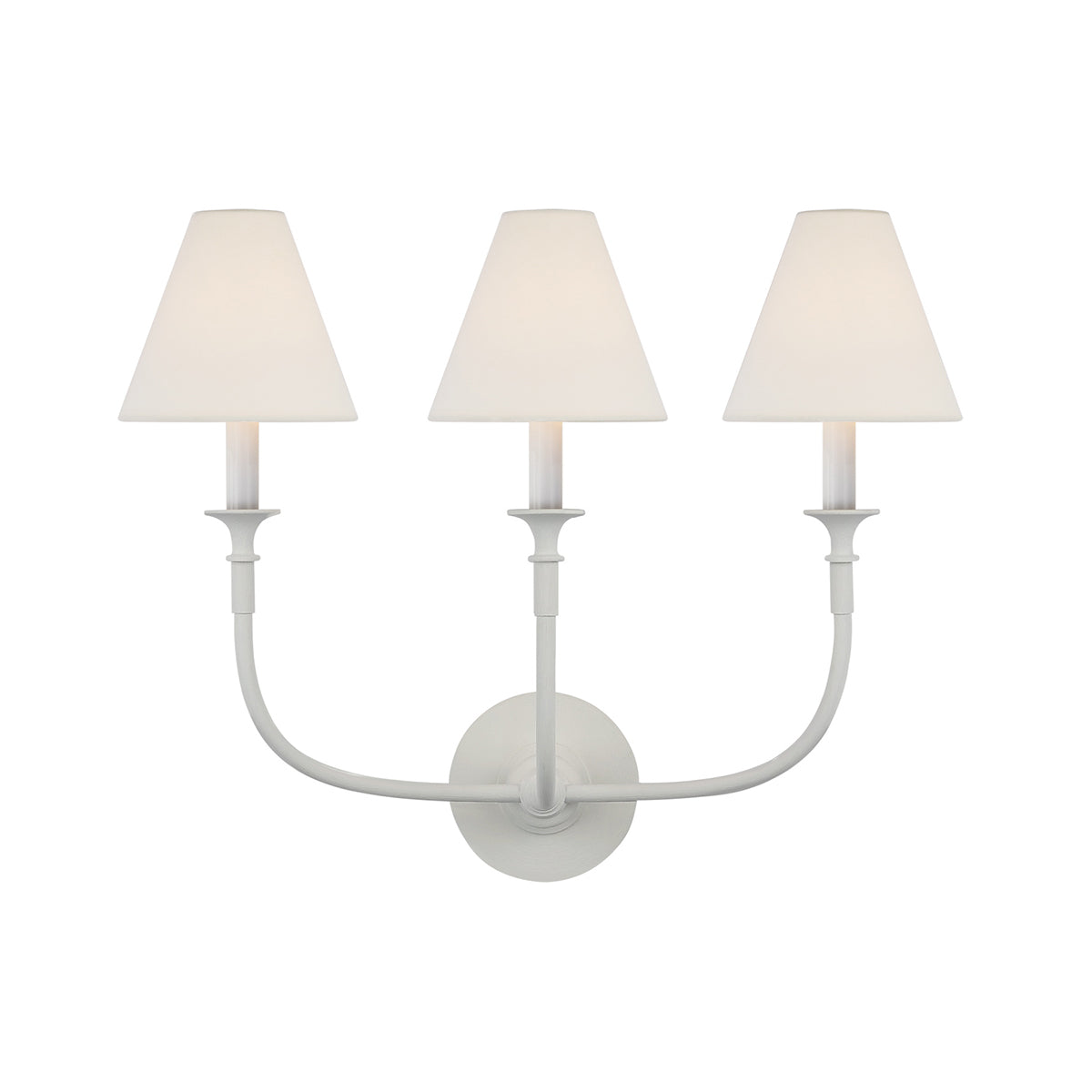 Silva Vintage Wall Lamp Fabric  Black/White/Brass  Arm
