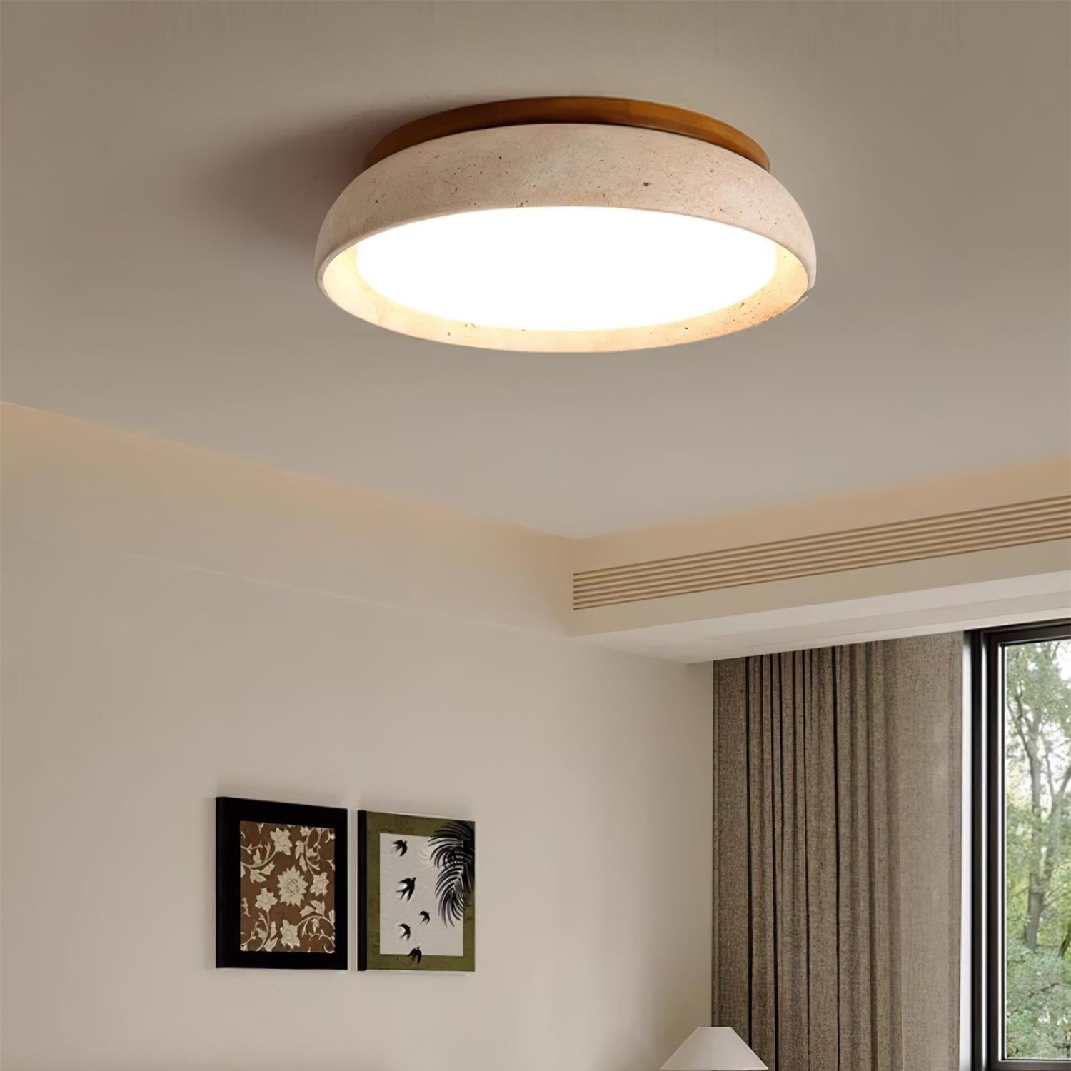 Kloris Ceiling Light Piedra Travertine - Neutral Decor