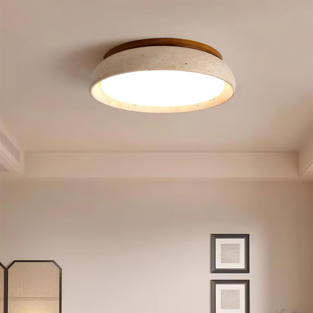 Kloris Ceiling Light Piedra Travertine - Neutral Decor