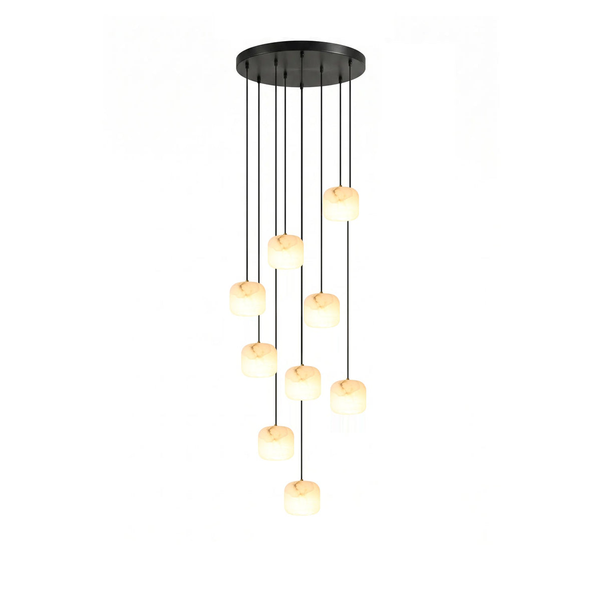 Serelle Alabaster Cluster Chandelier