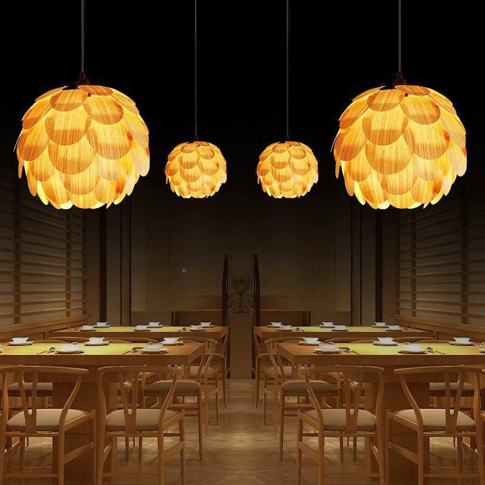Wlara Modern Wood Pendant Light