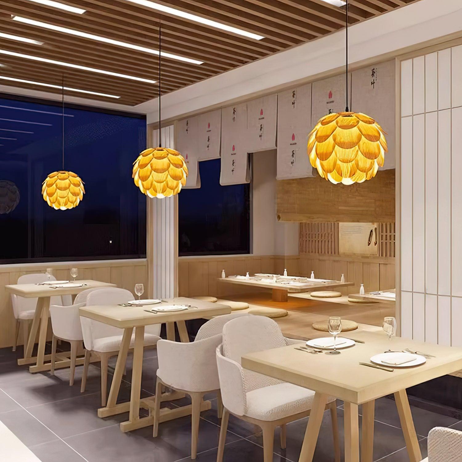 Wlara Modern Wood Pendant Light