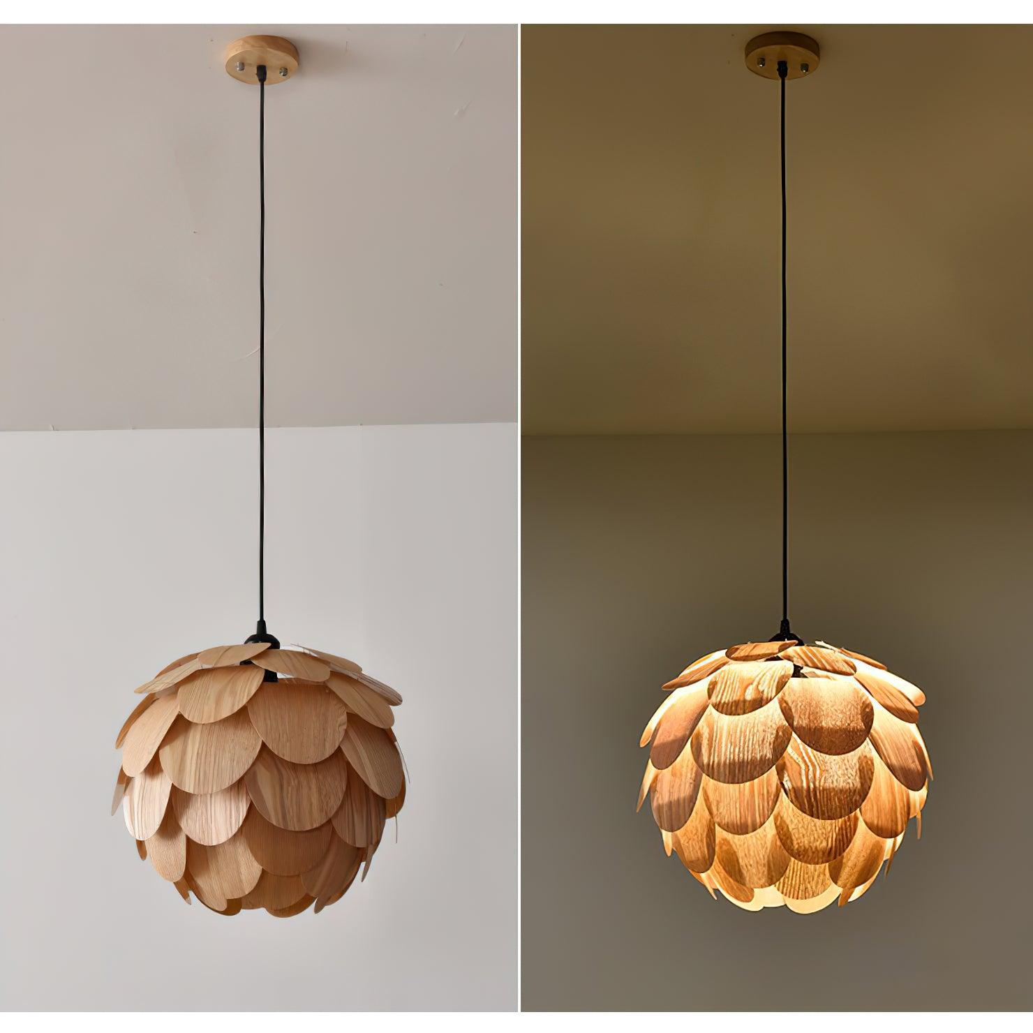 Wlara Modern Wood Pendant Light