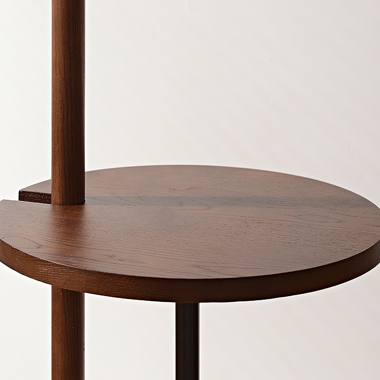 Mirz Minimalist Walnut Wood Floor Lamp