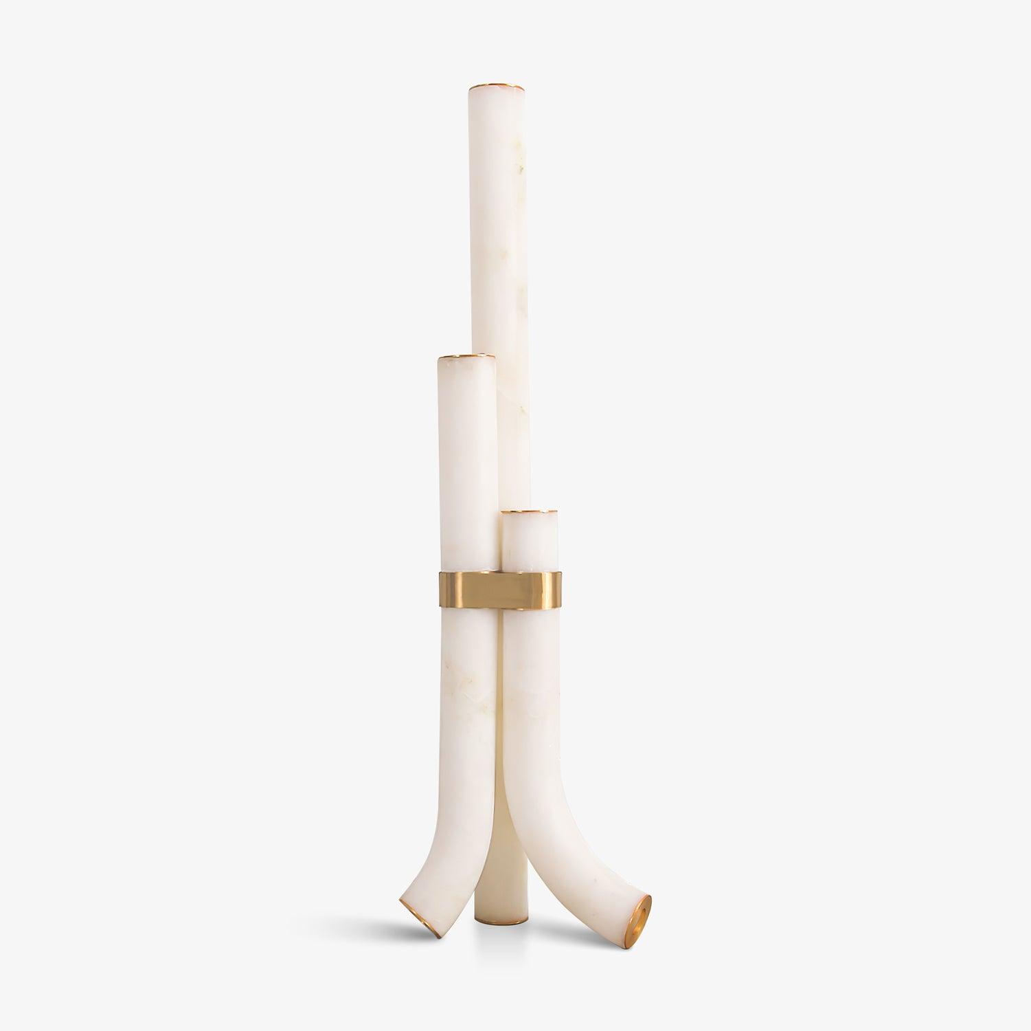 Nivoena Alabaster Floor Lamp