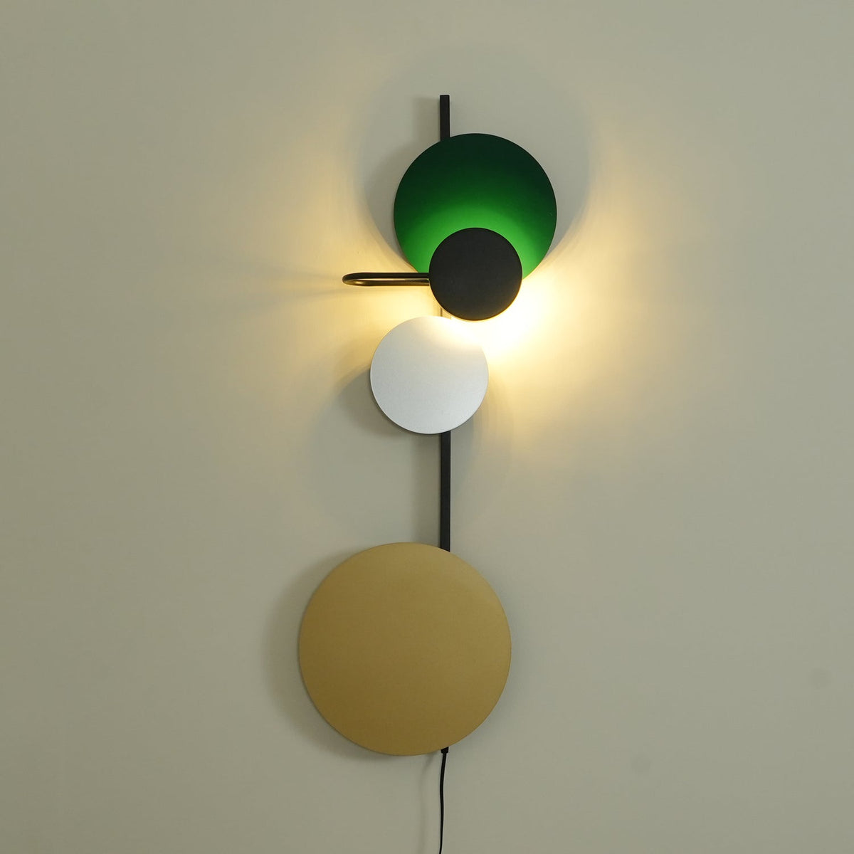 Jillian Modern Minimalist Plug-in Wall Lamp