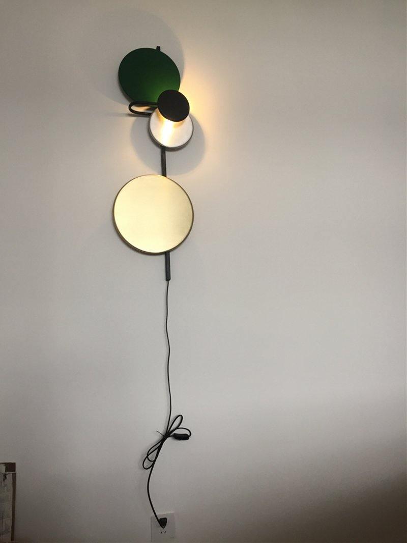 Jillian Modern Minimalist Plug-in Wall Lamp