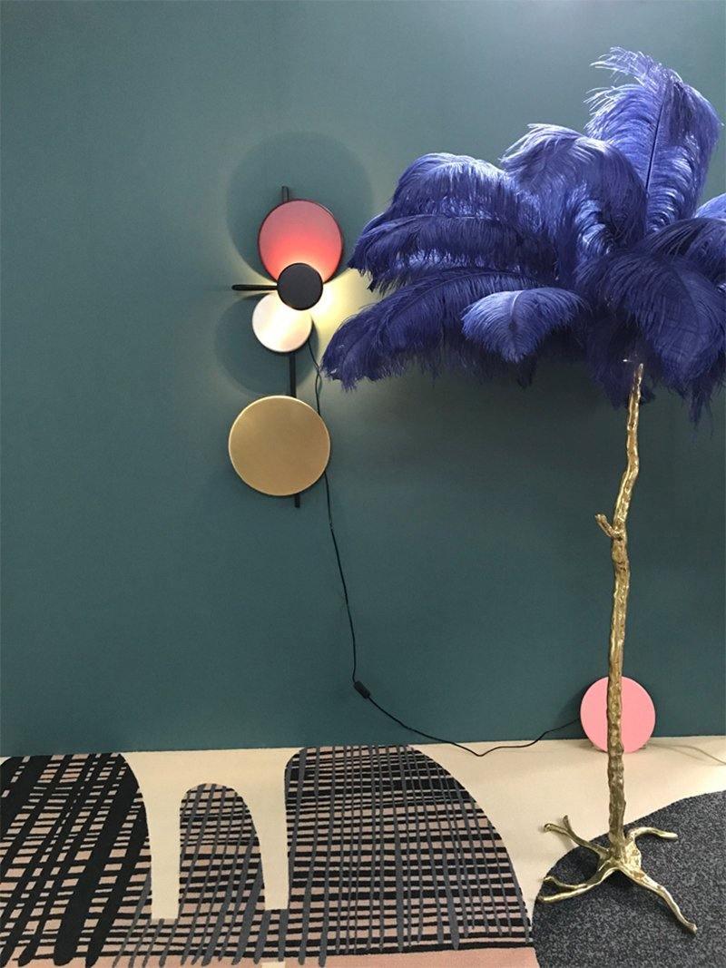 Jillian Modern Minimalist Plug-in Wall Lamp