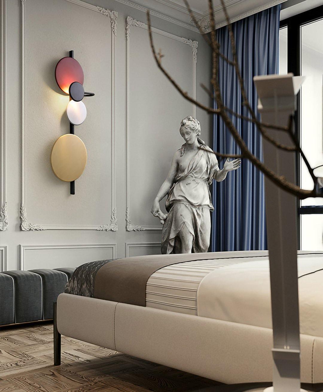 Jillian Modern Minimalist Plug-in Wall Lamp