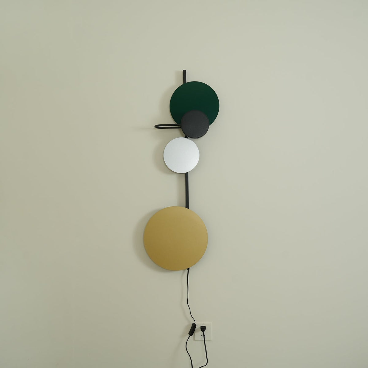 Jillian Modern Minimalist Plug-in Wall Lamp
