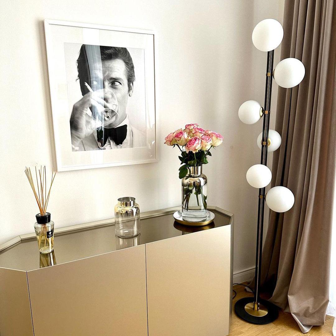 Eireneria Elegant Glass Floor Lamp