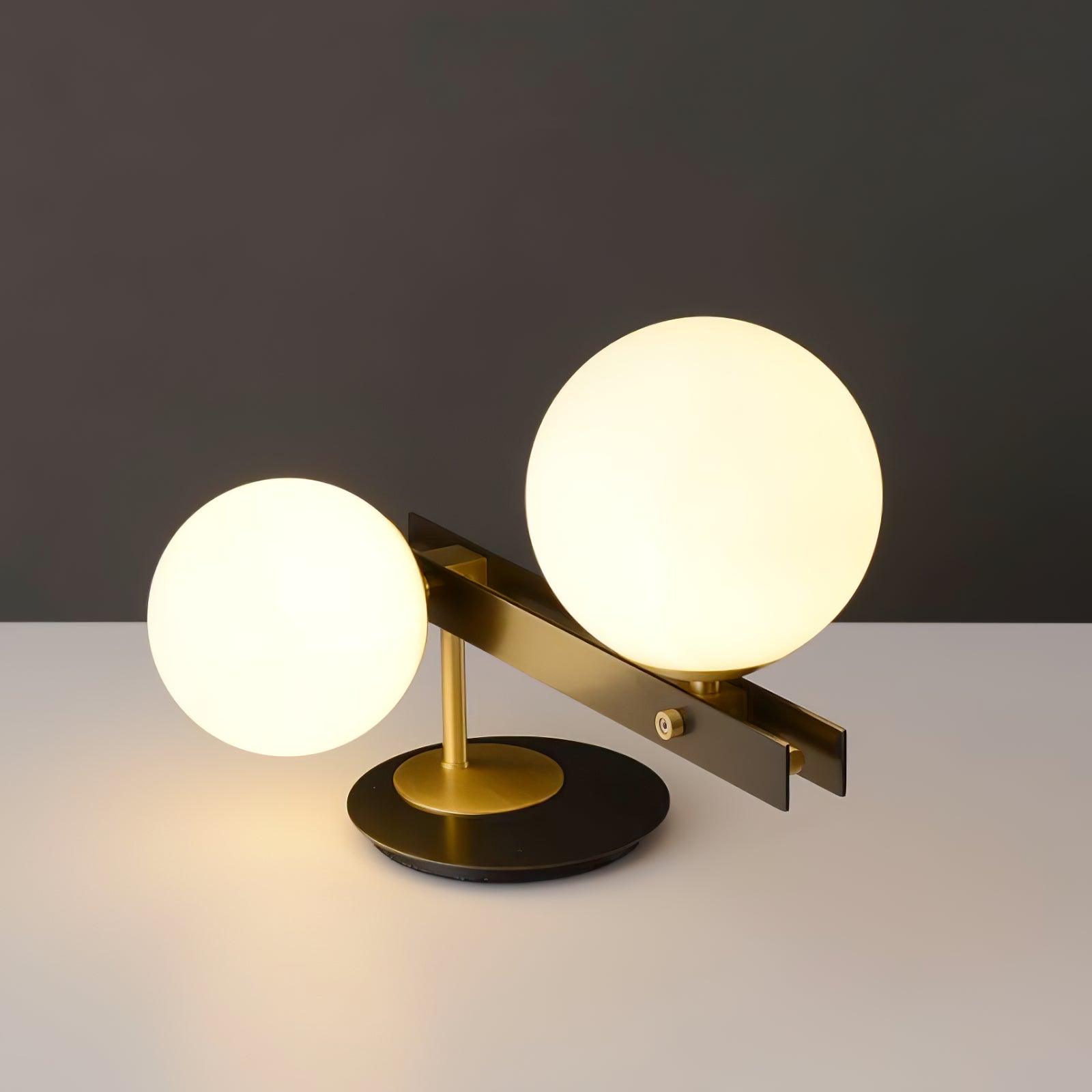 Veloella Contemporary Glass Table Lamp