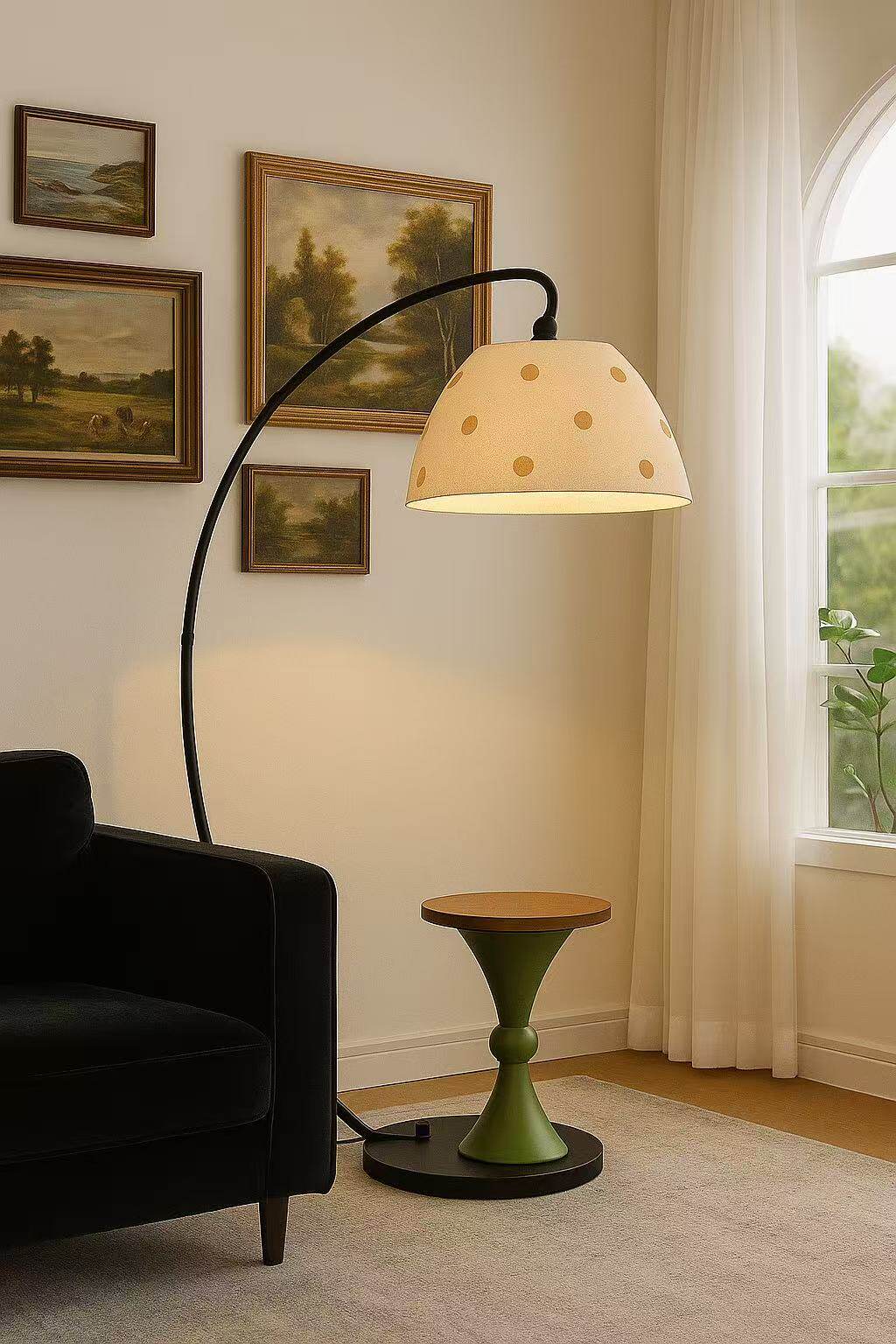 Virelle Playful Arc Floor Lamp