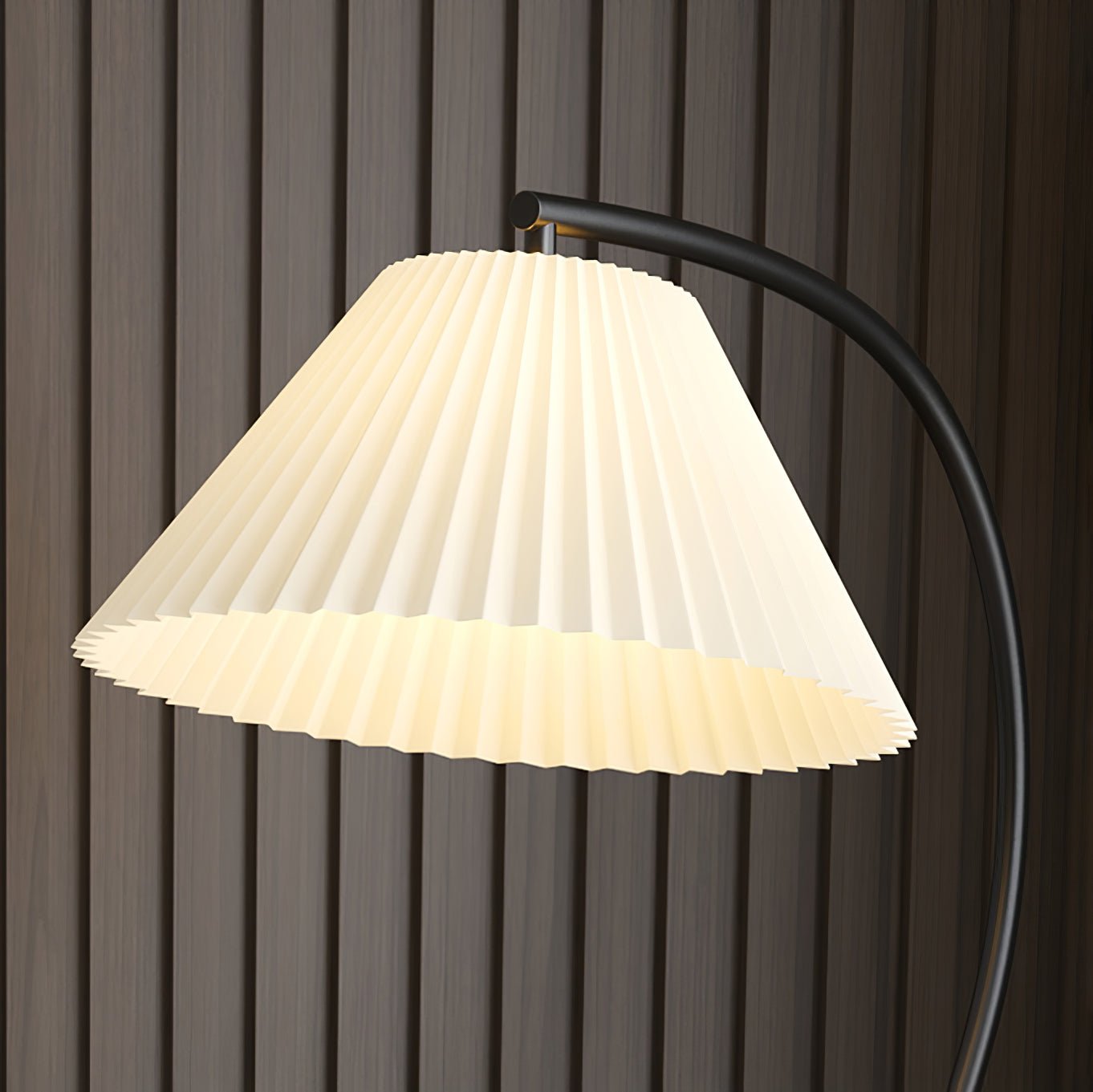 Yase Wood Marble Floor Light