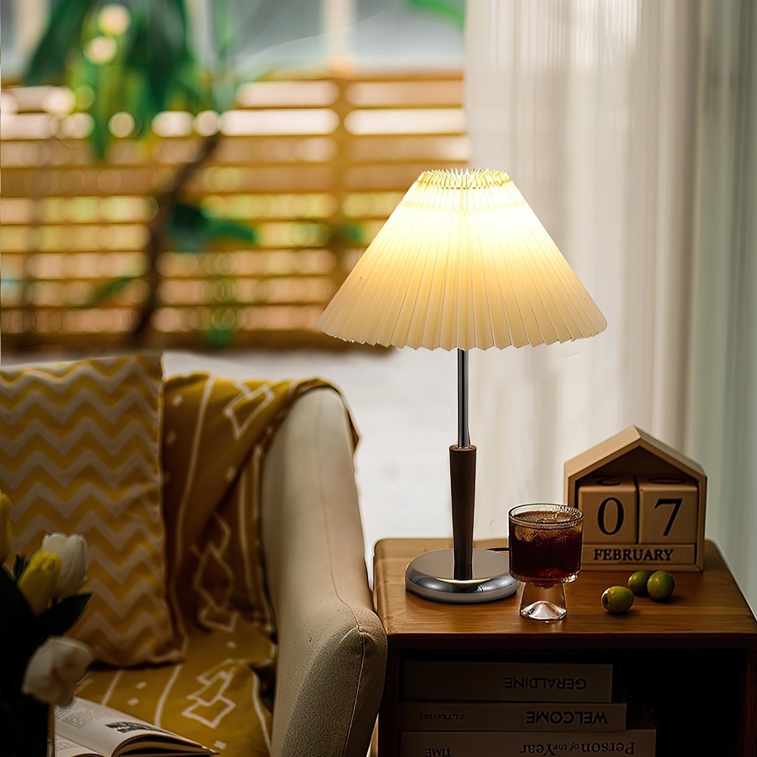 Aiden Modern Wood Table Lamp