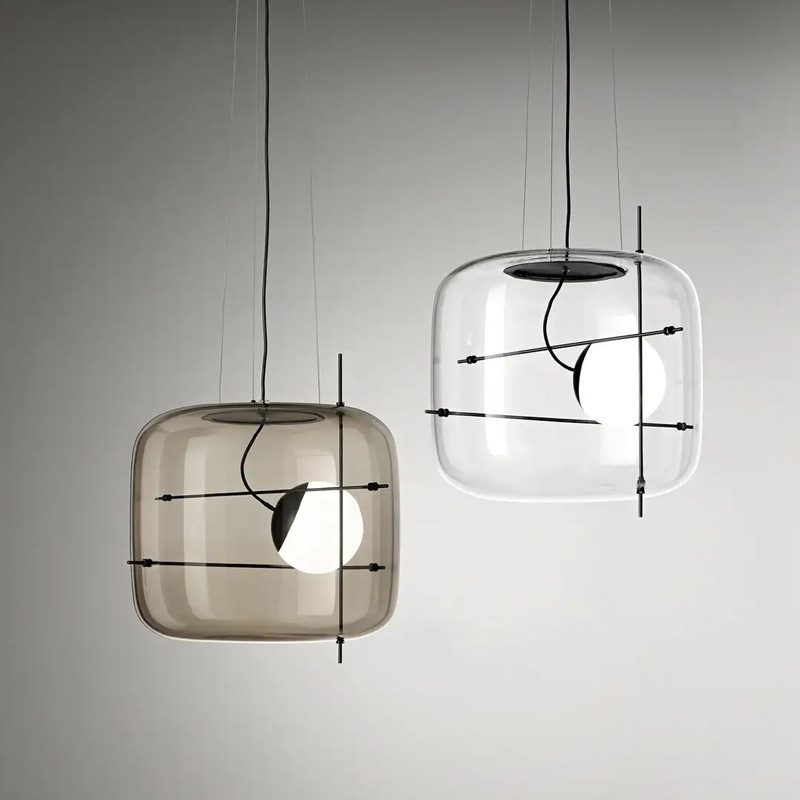 Ivex Glass Contemporary Pendant Light
