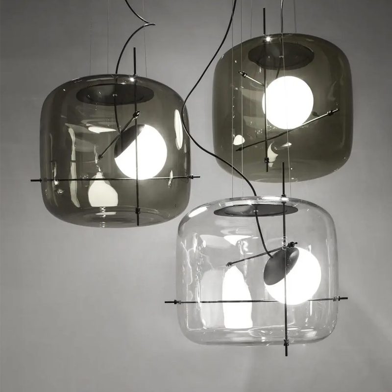 Ivex Glass Contemporary Pendant Light