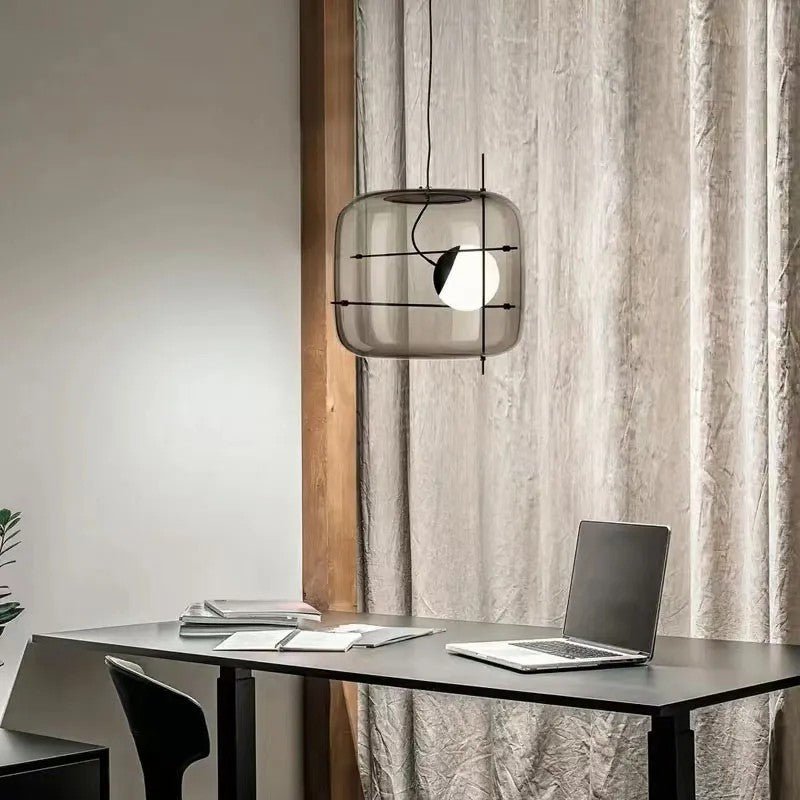 Ivex Glass Contemporary Pendant Light