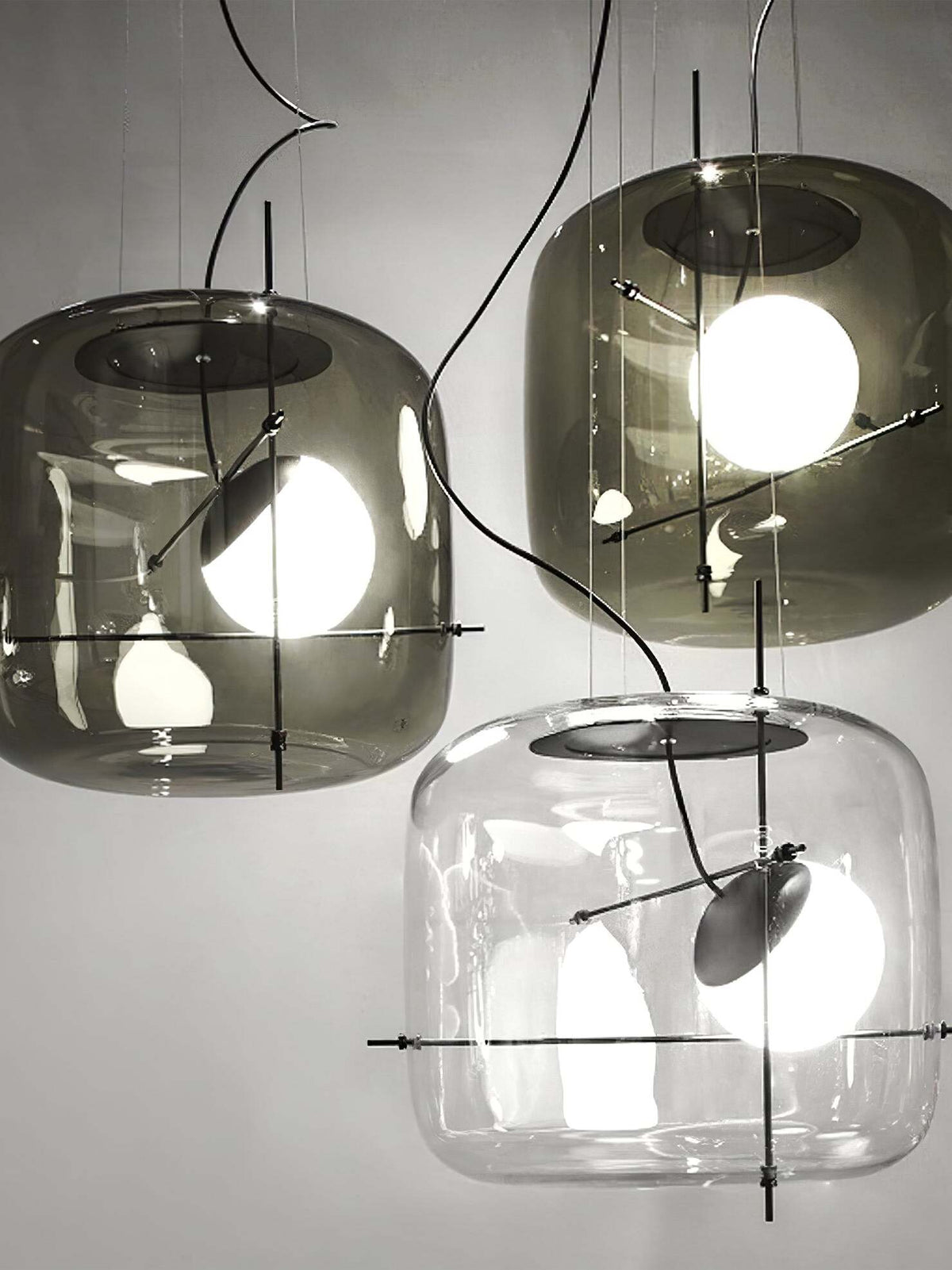 Ivex Glass Contemporary Pendant Light