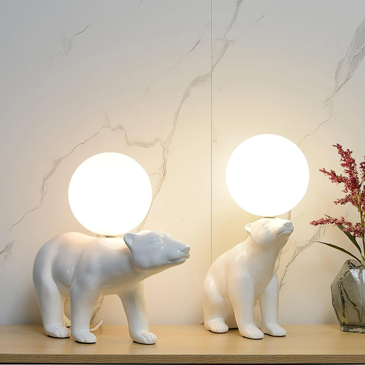 Bellano Whimsical Resin Table Lamp