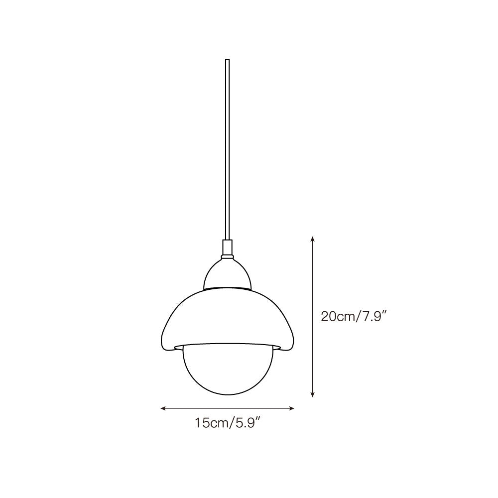 Sylivora Wooden Marble Pendant Lamp