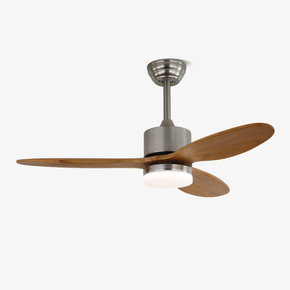 Aldirella Minimalist Wood Ceiling Fan Light