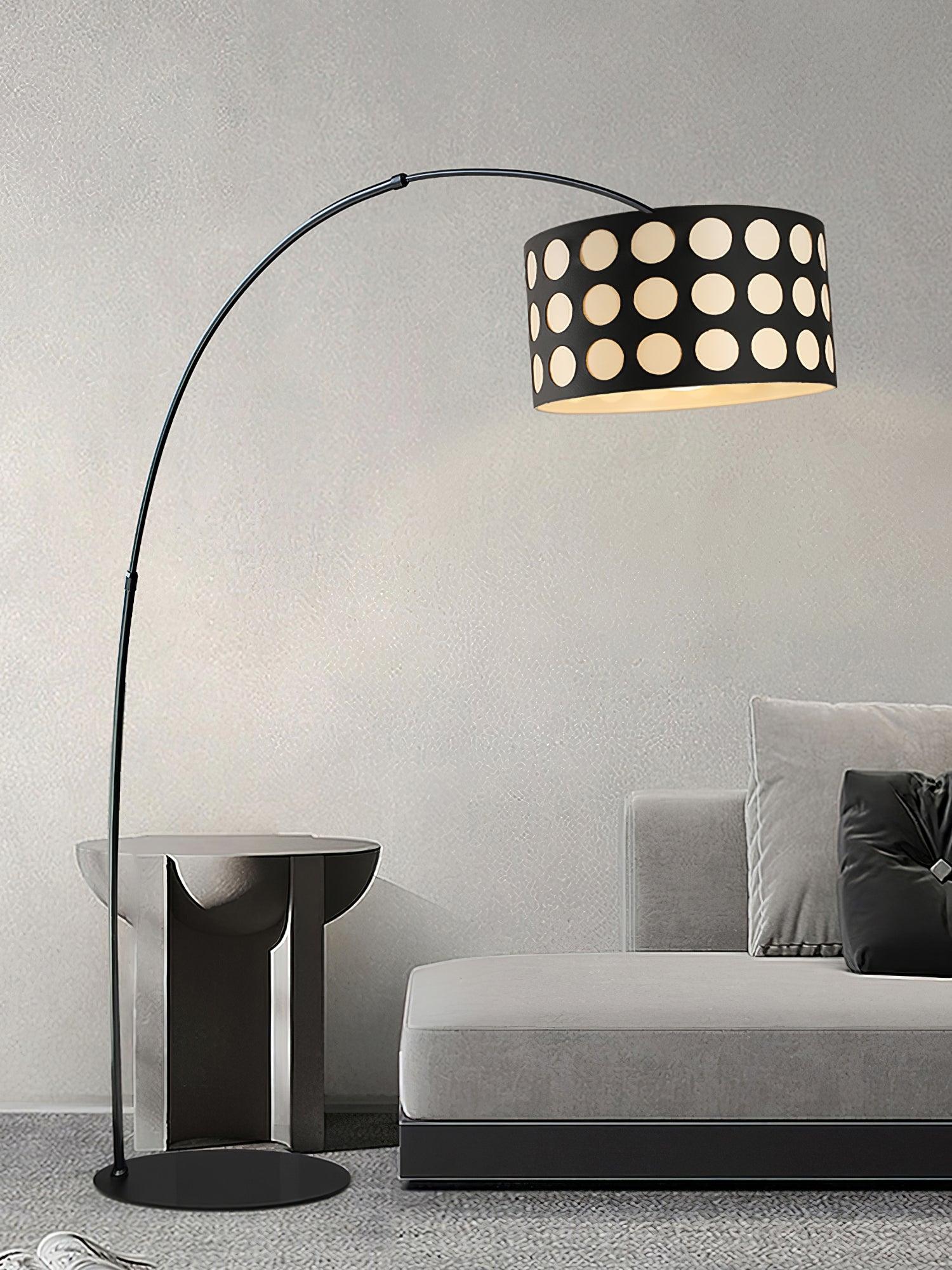 Avmirion Noir Arc Floor Lamp