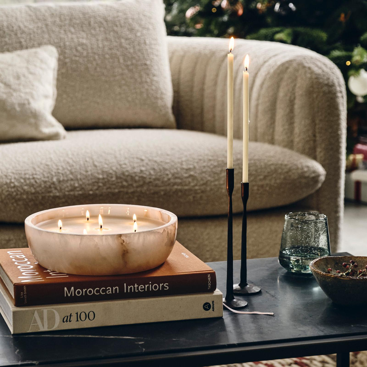 Pomelo Tass Marble Candlestick Ornaments