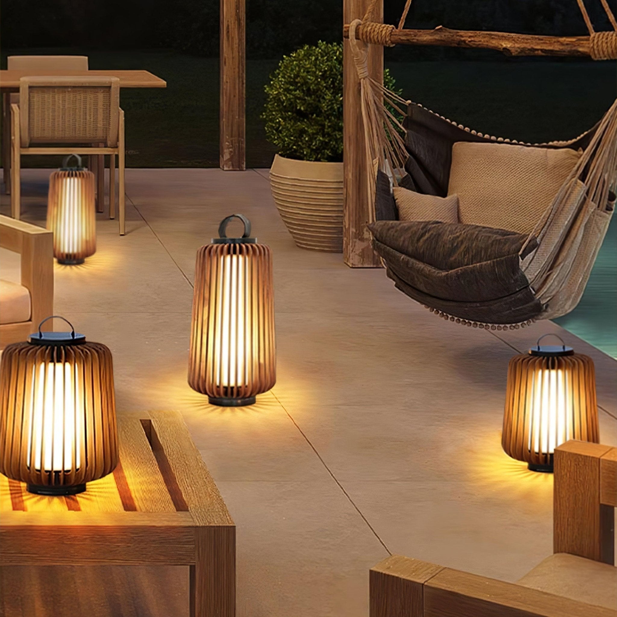 Irina Premium Art Portable Lantern Outdoor Light