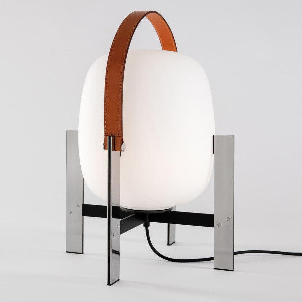 Harper Minimalist Glass Table Lamp