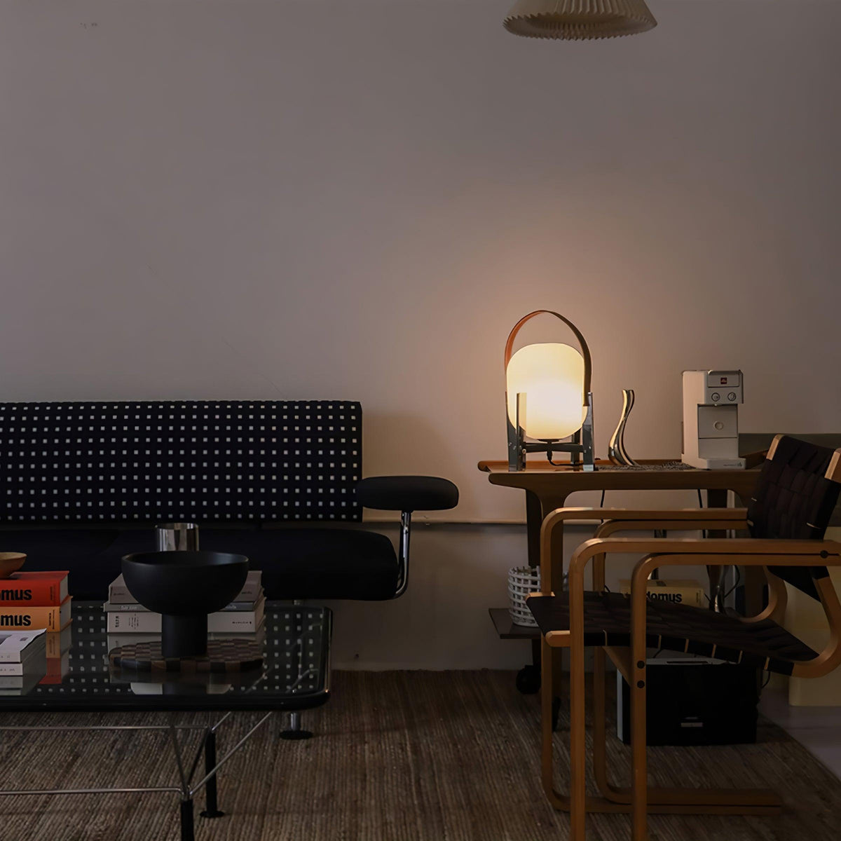 Harper Minimalist Glass Table Lamp