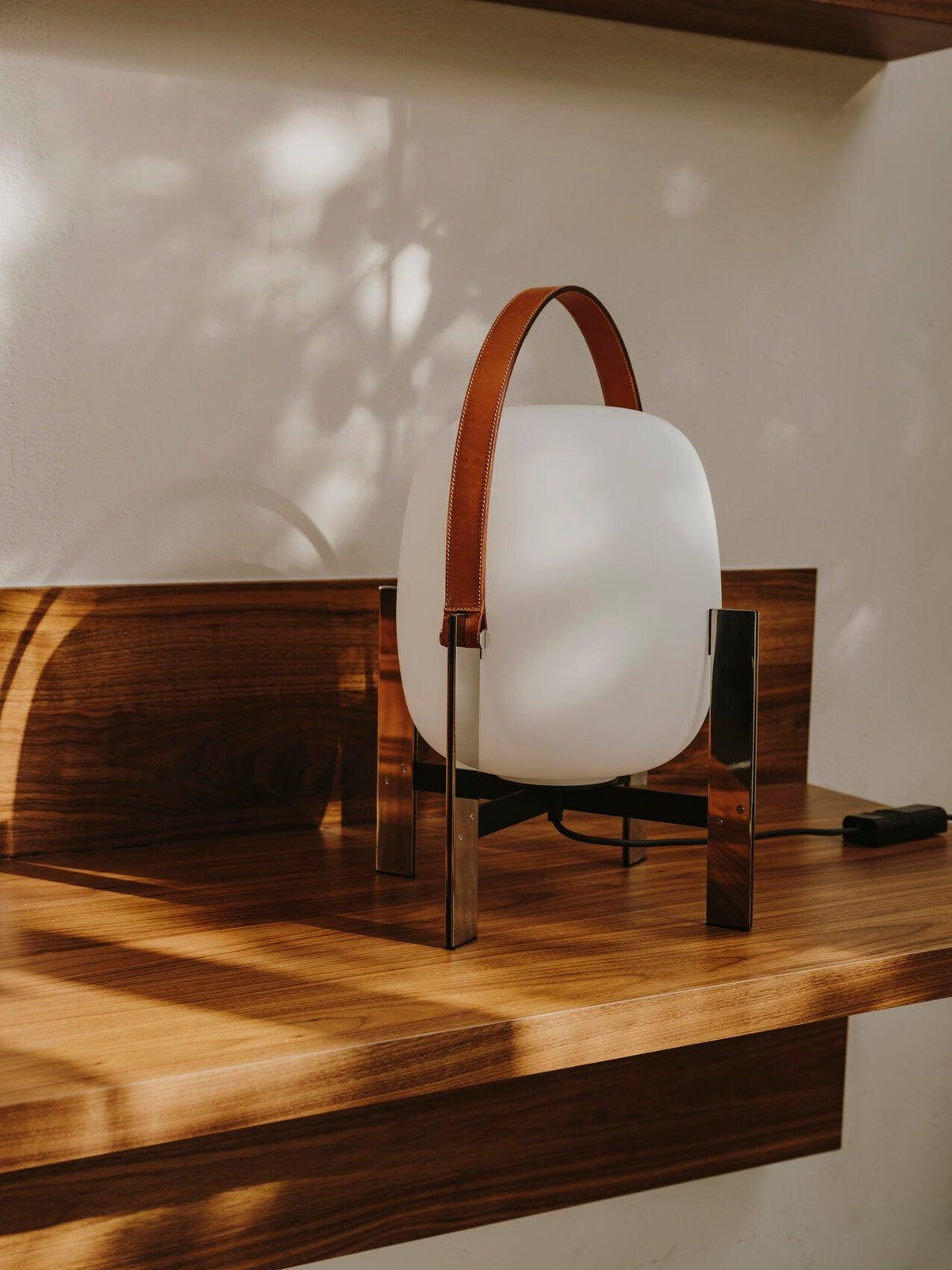 Harper Minimalist Glass Table Lamp