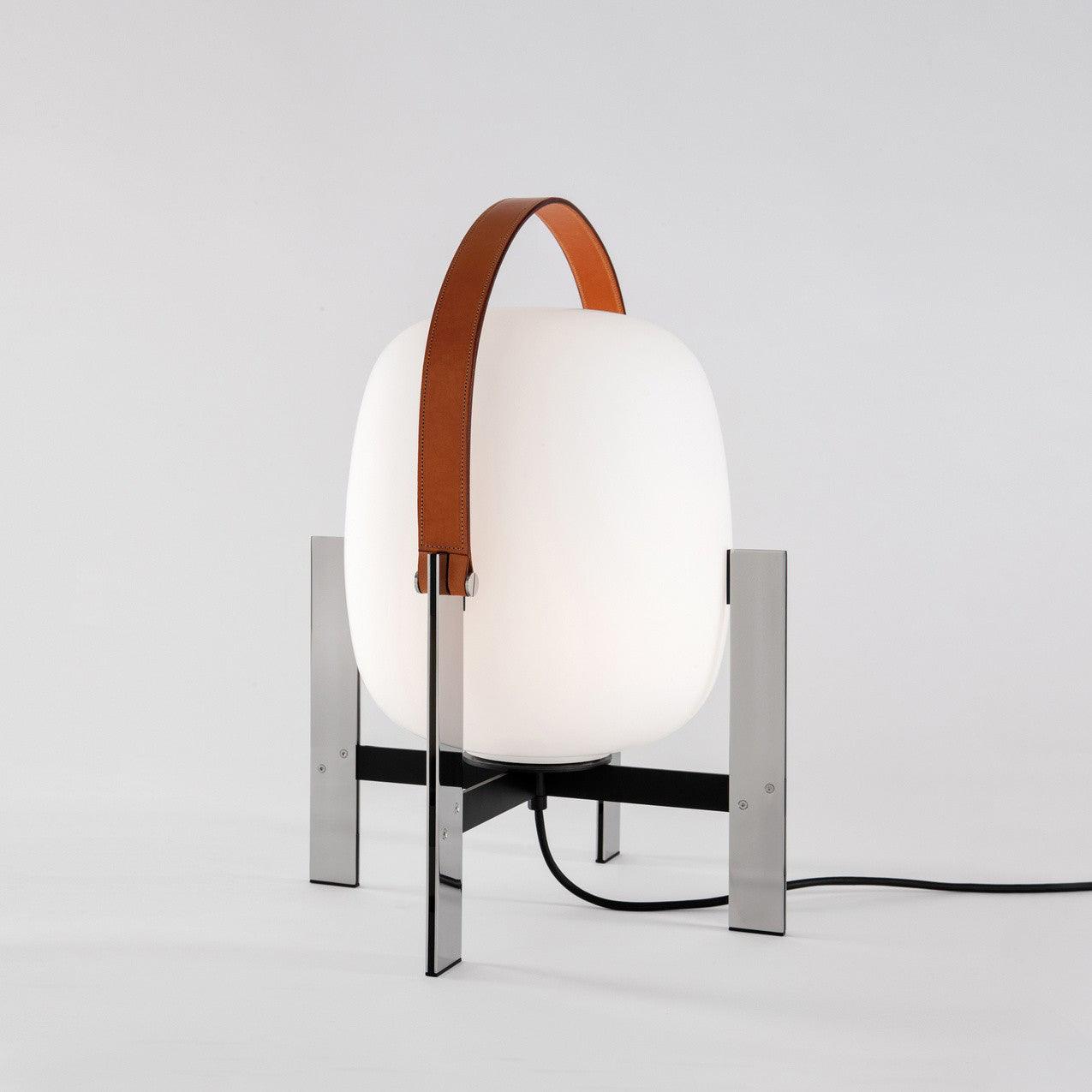 Harper Minimalist Glass Table Lamp