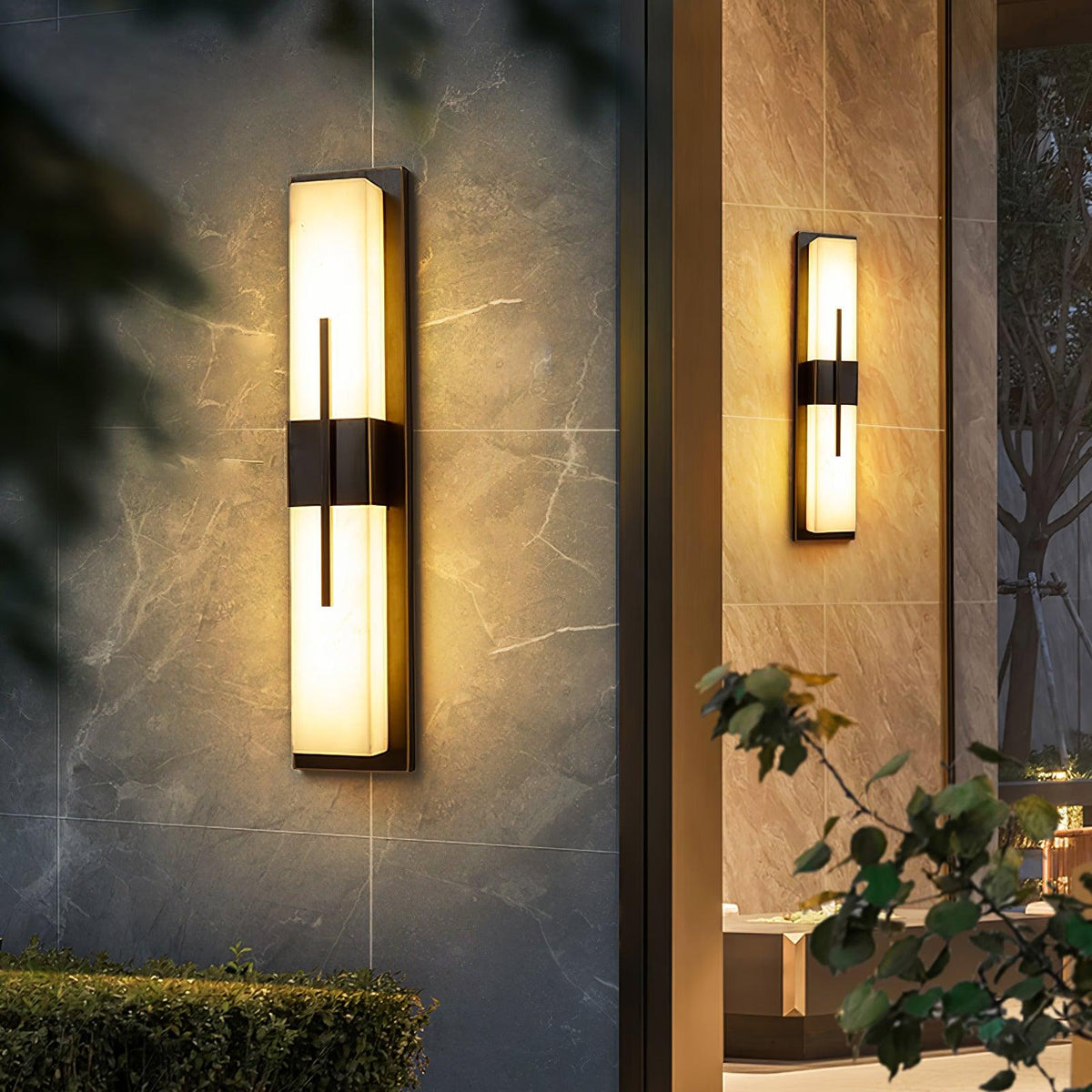 Elarvin Classic Unique Resin Outdoor Wall Light