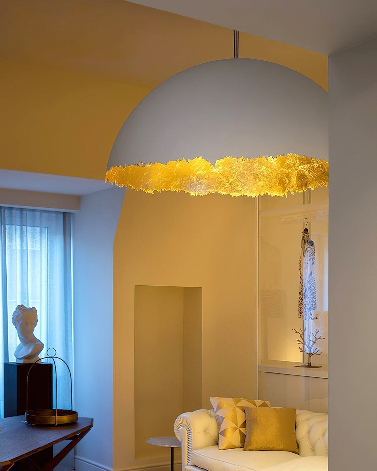 Viliriel Textured Fiberglass Pendant Light