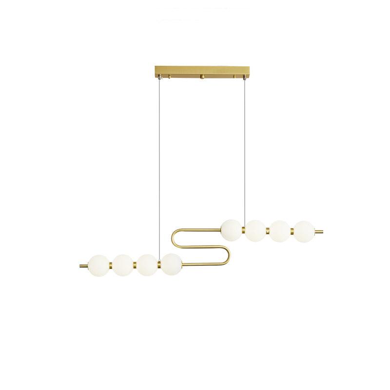 Auroira Contemporary Brass Pendant Lamp