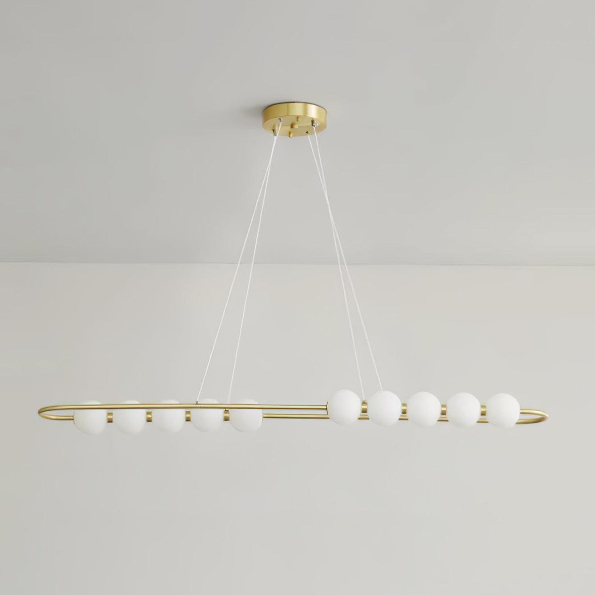 Auroira Contemporary Brass Pendant Lamp